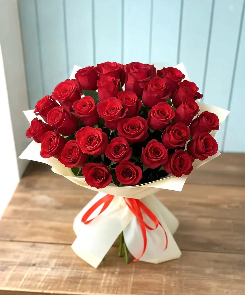 Букет 29 Красных роз в Большие Колпаны