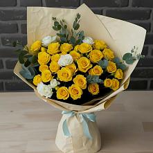 Букет цветов из:  Розы #REPLACE_PRED# Большие Колпаны