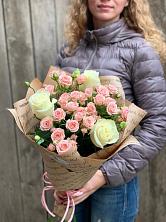 Букет цветов из:  Розы в Большие Колпаны