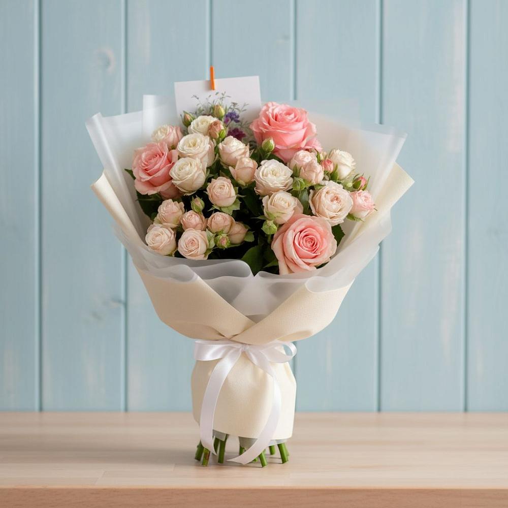 Букет цветов из: Розы в Большие Колпаны