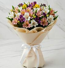 Букет цветов из:  Альстромерии в Большие Колпаны