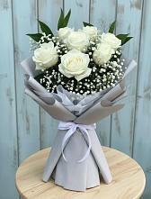 Букет цветов из:  Розы в Большие Колпаны
