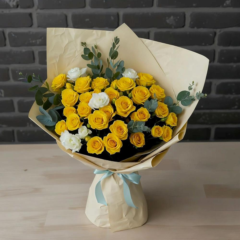 Букет цветов из: Розы в Большие Колпаны