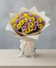 Букет цветов из:  Хризантемы в Большие Колпаны