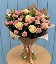 Букет цветов из:  Розы в Большие Колпаны