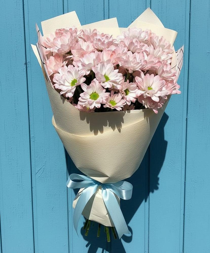 Букет цветов из: Хризантемы в Большие Колпаны