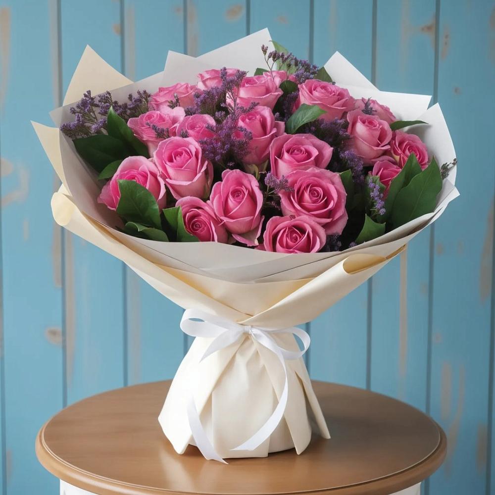 Букет цветов из: Розы в Большие Колпаны