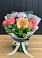 Букет цветов из: Гвоздики, Розы, Герберы и Хризантемы в Большие Колпаны