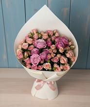 Букет цветов из:  Розы в Большие Колпаны